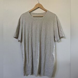 Lululemon men's oatmeal beige short sleeve T-shirt estimated XL